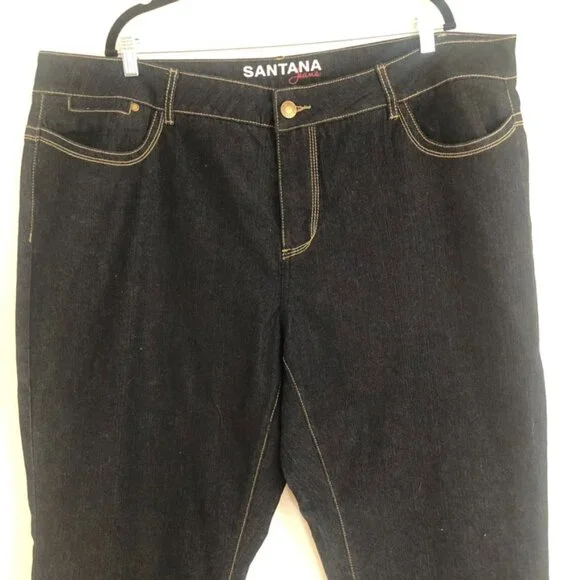 New Santana Plus Size Jeans Dark Wash - Picture 3 of 14